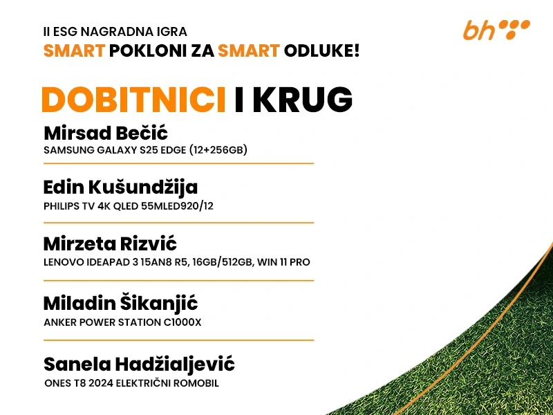 BH Telecom nagradna igra dobitnici