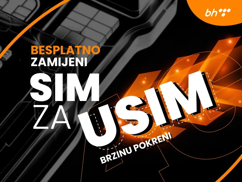 Besplatna zamjena SIM kartice za USIM