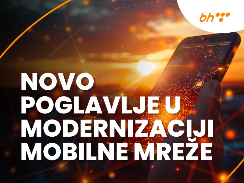 Unapređenje mobilne mreže BH Telecom donosi brže i stabilnije 4G/4G+ mobilne usluge.